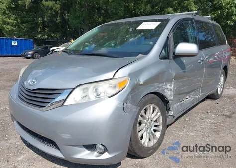 2012 Toyota Sienna Xle V6 8 Passenger из США, поврежденный, VIN 5TDYK3DC0CS254165